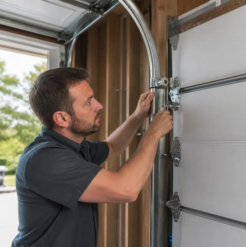 Off Track Door Repair in Cocoa